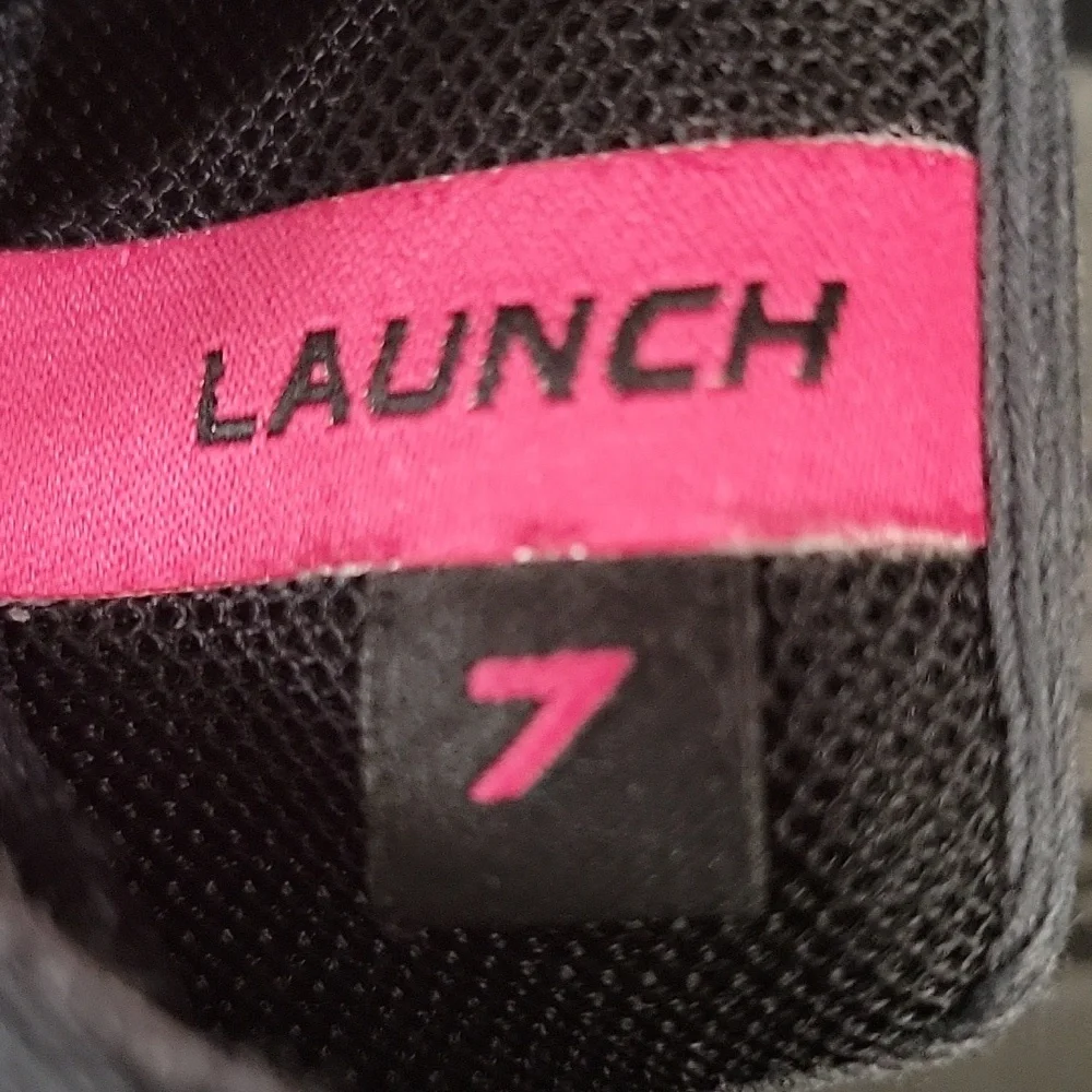 Brooks Launch 7 Women's Black and Pink Running Shoes - Picture 6 of 9